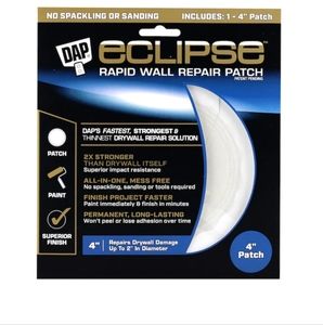 2 packs of DAP Eclipse 7.38-in x 4-in Drywall Repair Patch